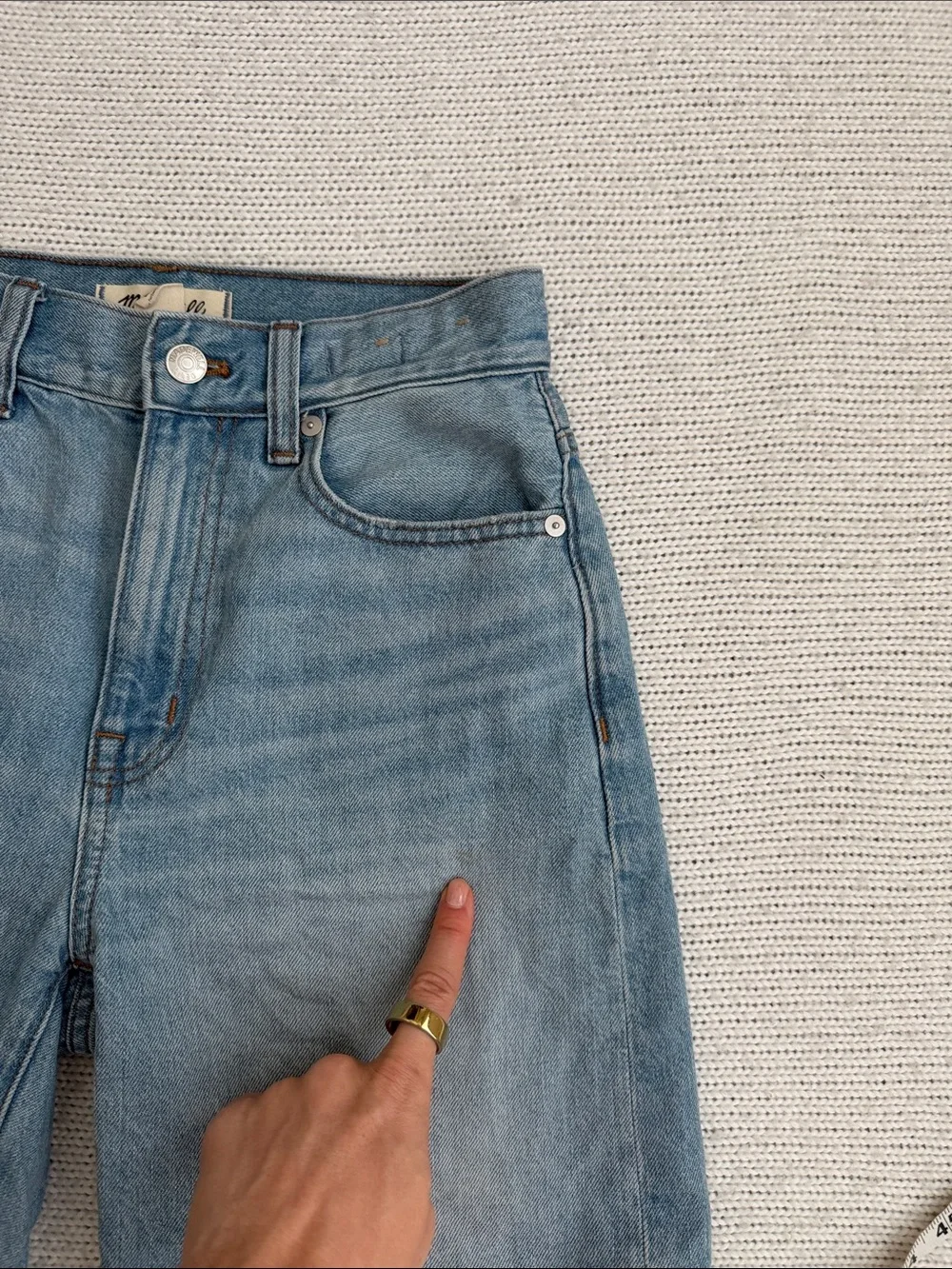 Madewell Baggy Jean Shorts Size 23
